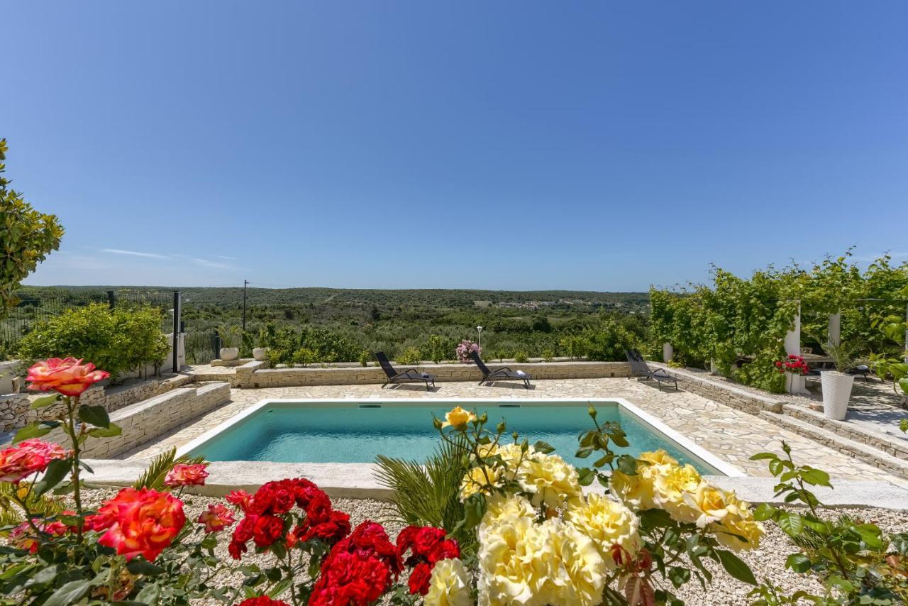Apartmán Haus Lilli Mit Pool Ražanac Exteriér fotografie
